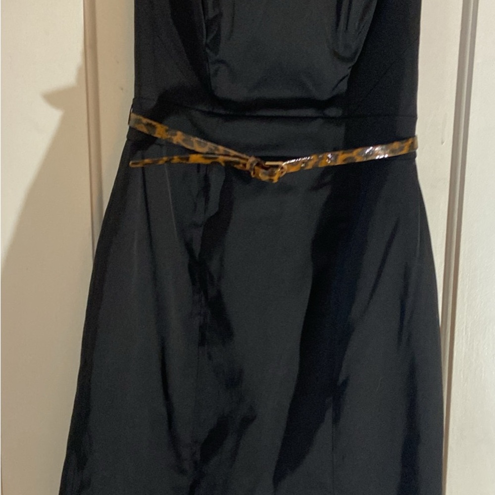H&M Black Strapless Sweetheart A-Line Dress